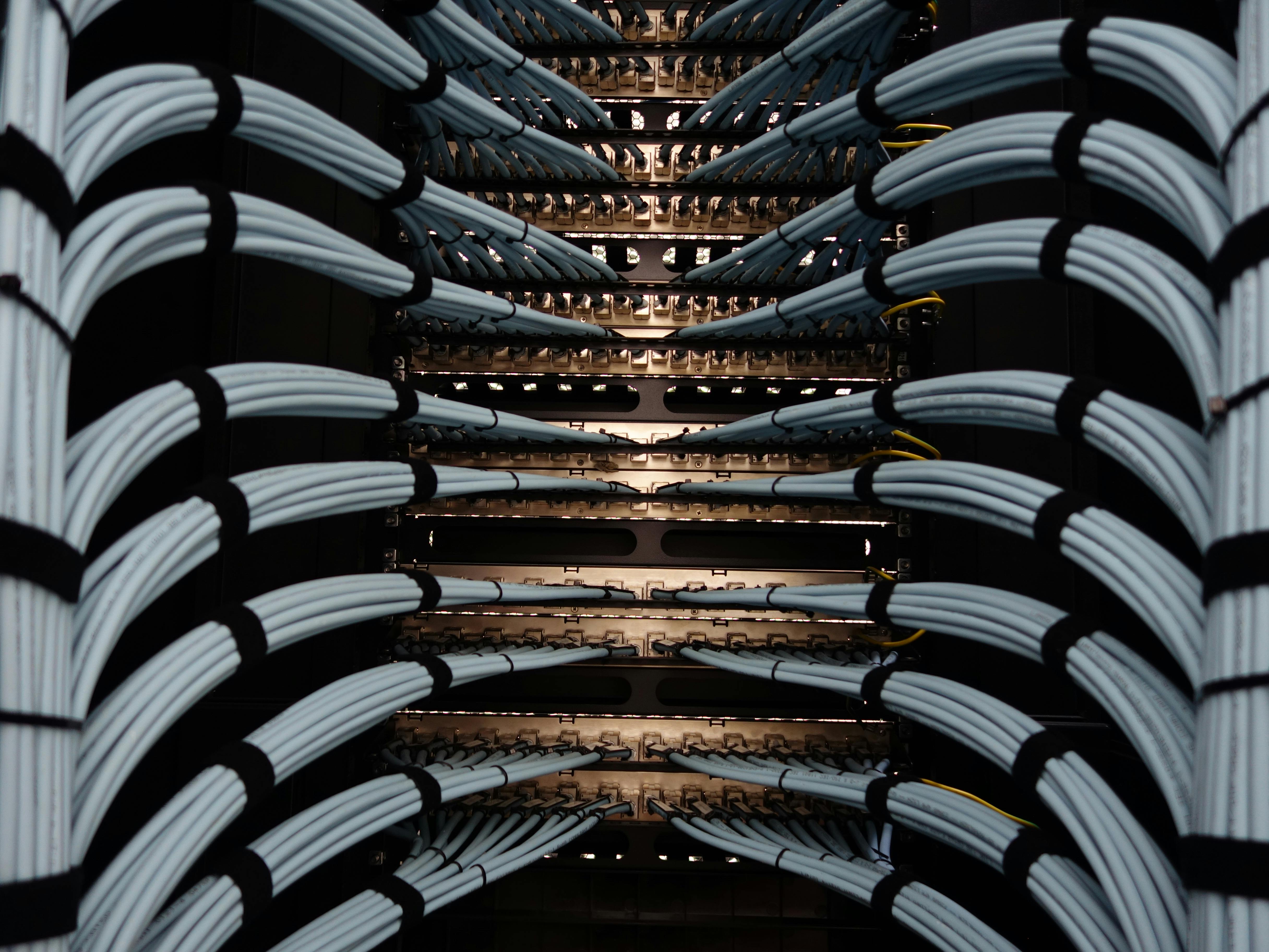 Titan data centre server racks